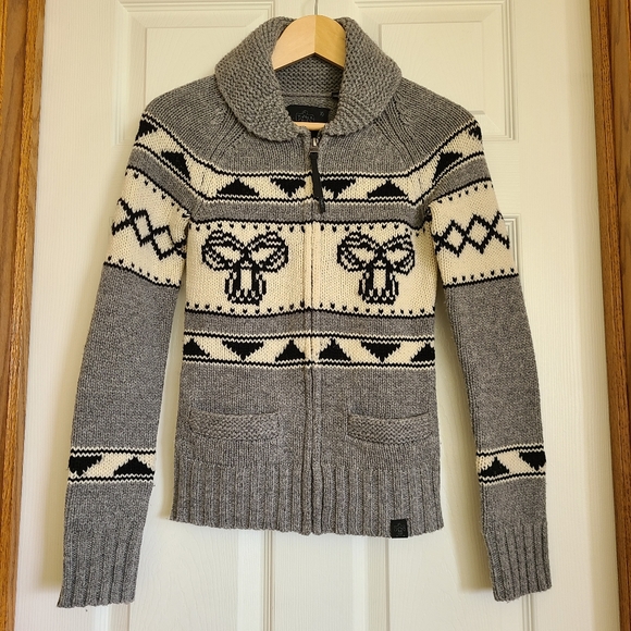 TNA Wool Zip Up Sweater - Picture 1 of 5